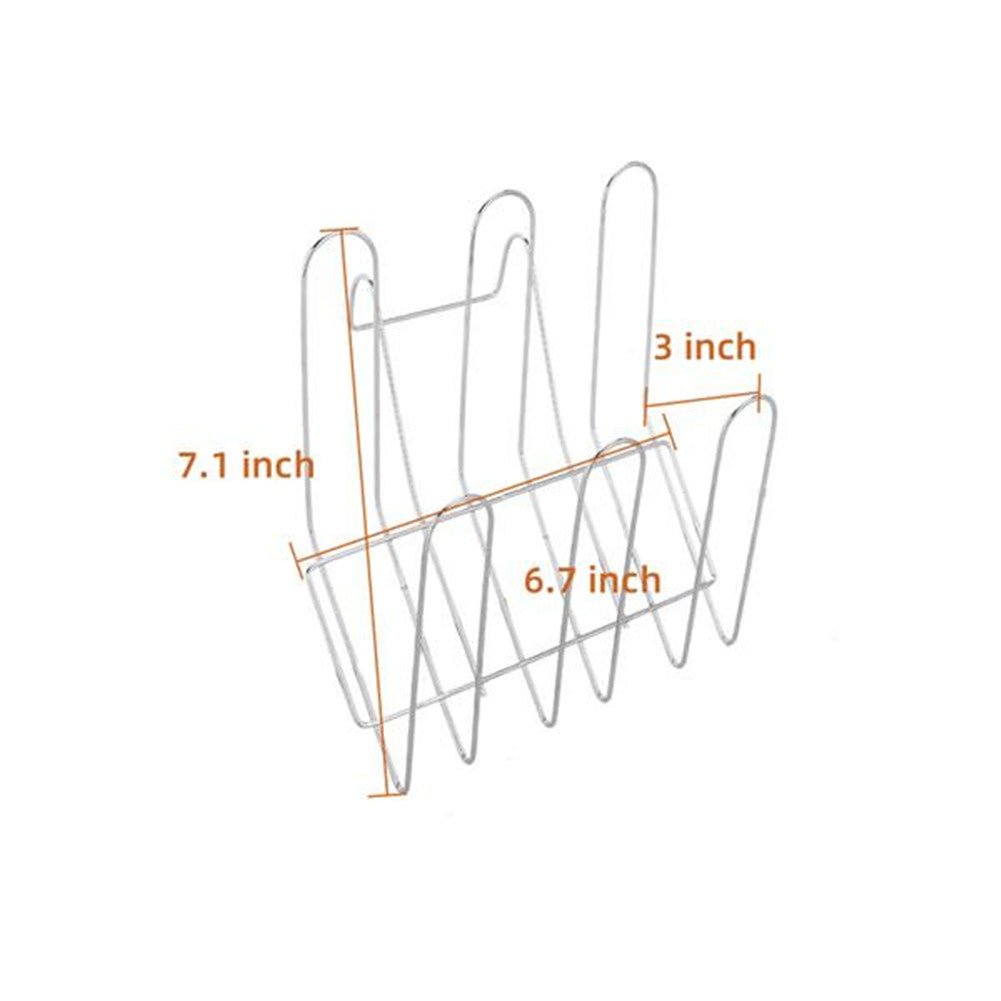 RONSHIN 2-Tier Dish Drying Rack Rust-proof Dish Rack Utensil Holder Silver