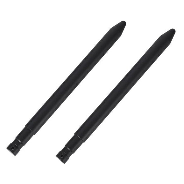 GAOMON 17 inch Stabilizer Hay Bale Spear Attachment, Pair Quick Attach Bale Spike Without Sleeves, Black Powder Coated Hay Bale Forks Handing Equipment Fit for for Skid Steer Mount Plate Tractors Loaders