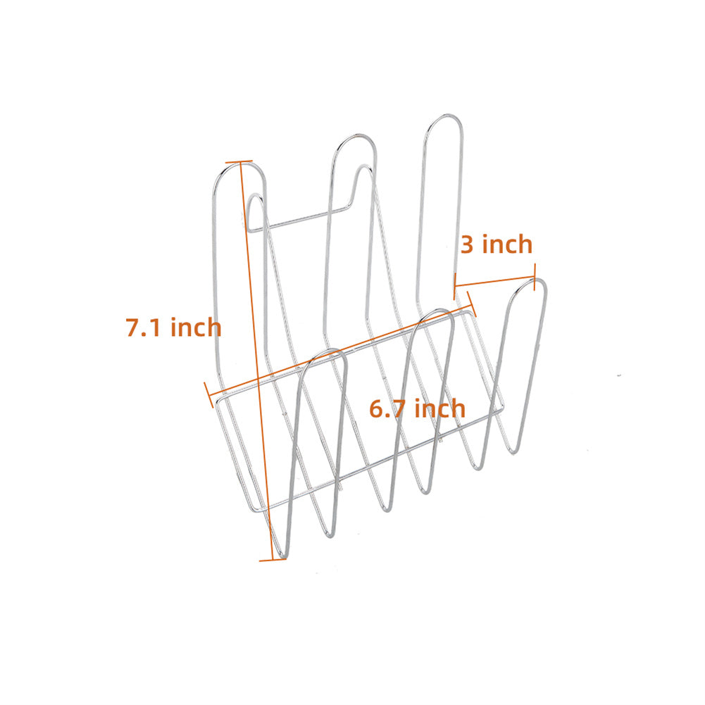 DISHYKOOKER 2 Tier Metal Dish Drainers S-Shaped Bowls Dishes Chopsticks Spoons Collection Shelf Racks