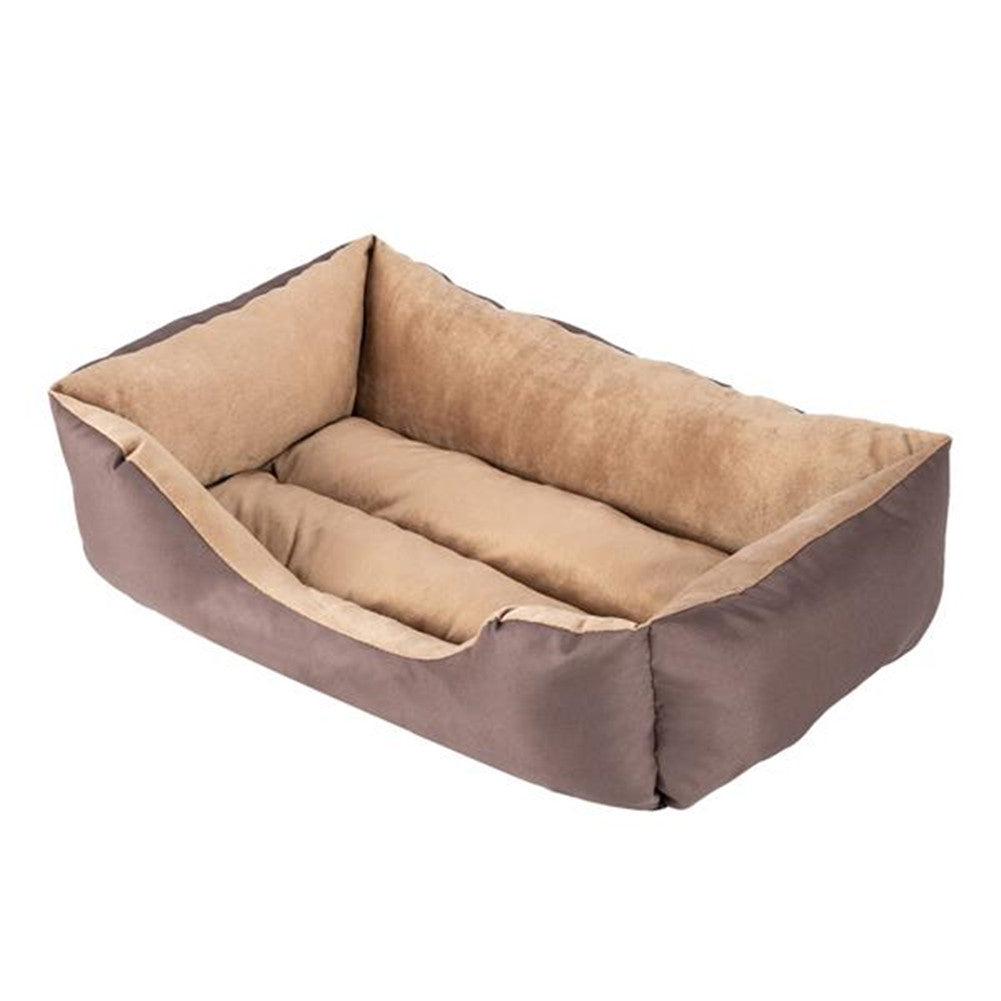 BEESCLOVER 28 inch Pet Mat Kennel For Pet Cat Dog Non-slip Bottom Brown