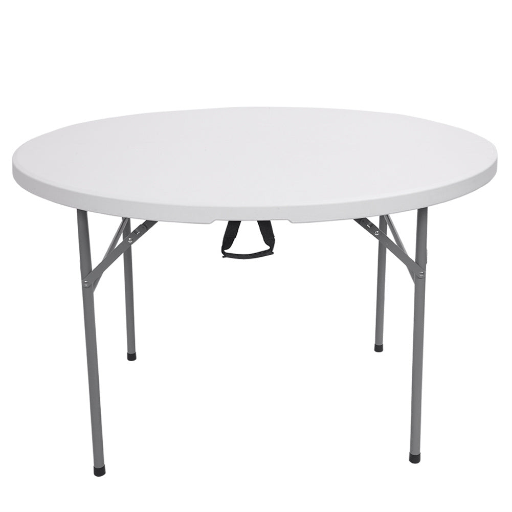 AMYOVE 48 Inch Round Folding Table Lightweight Outdoor Utility Table Furniture
