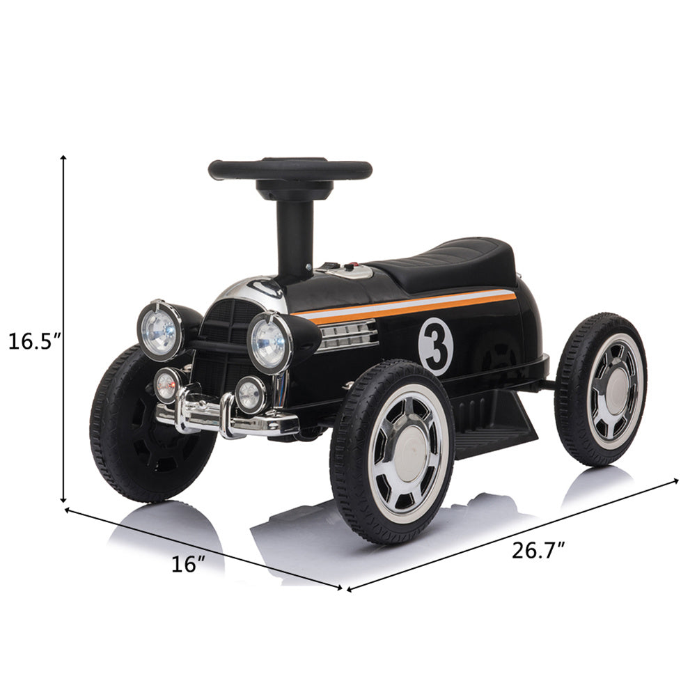 YIWA Single-drive Electric Scooter with Music Horn Headlights