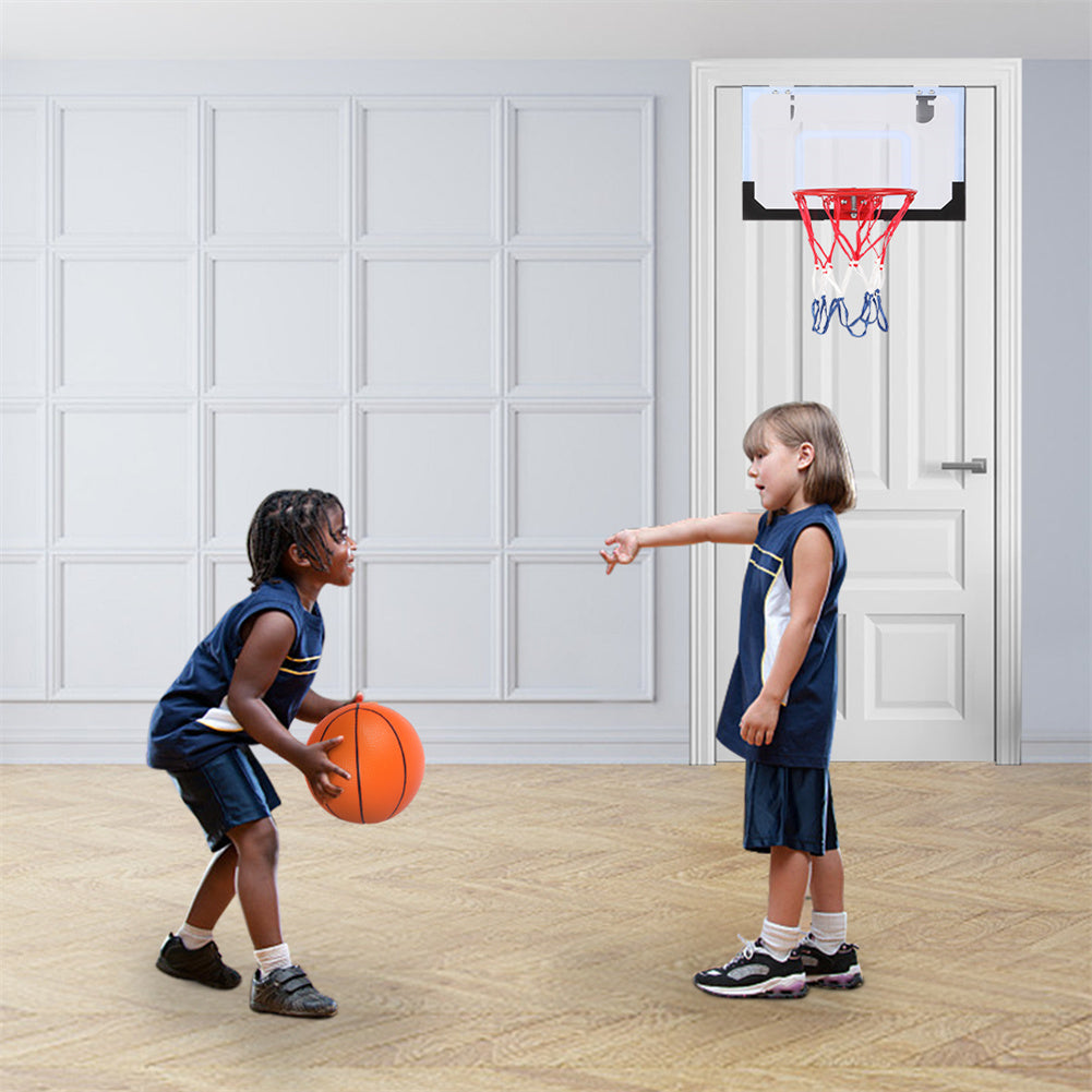 YIWA Kids Wall Mount Basketball Backboard Max Applicable Ball Diameter 5 inch Transparent