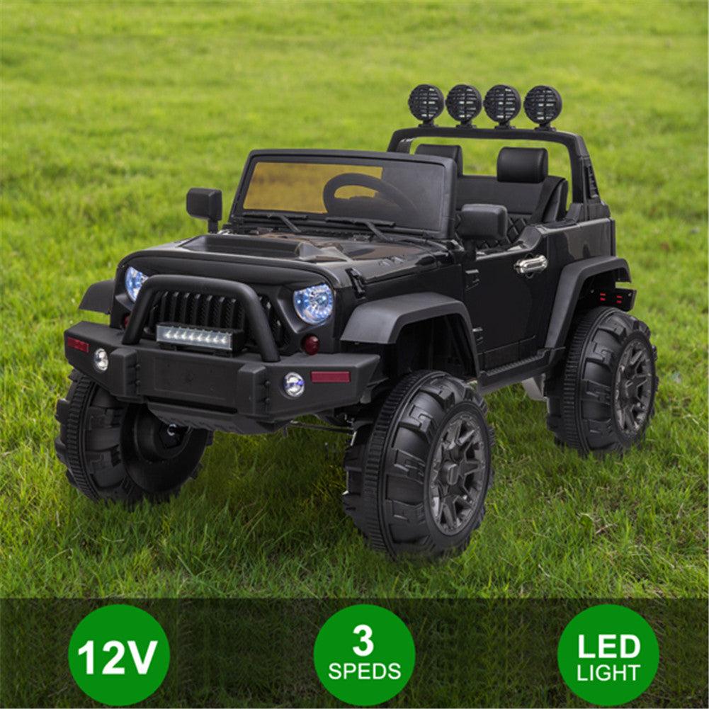 YIWA 12v Kids Ride On Electric Car Remote Control Suv Toy Dual Drive 3 Speeds
