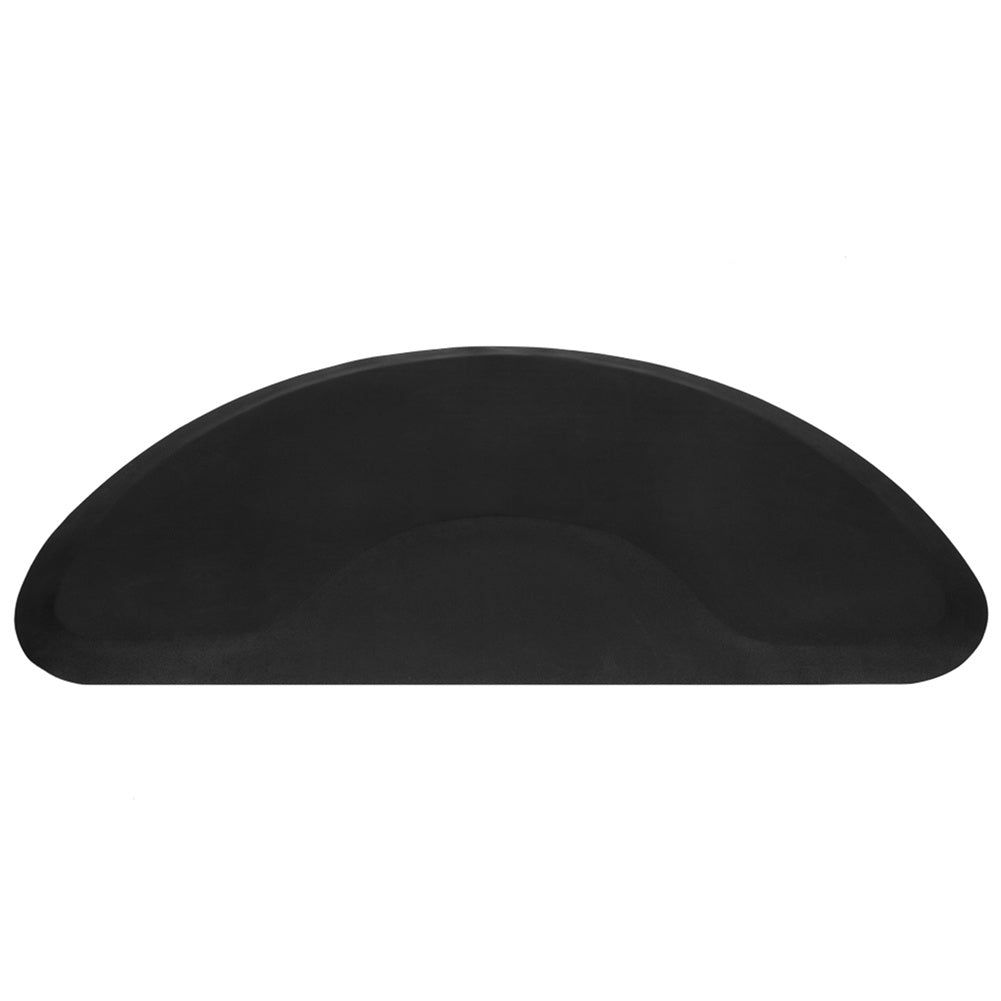 DSSTYLES 2pcs Salon Anti Fatigue Mat for Barber Stations Floor Mat Non Slip Black