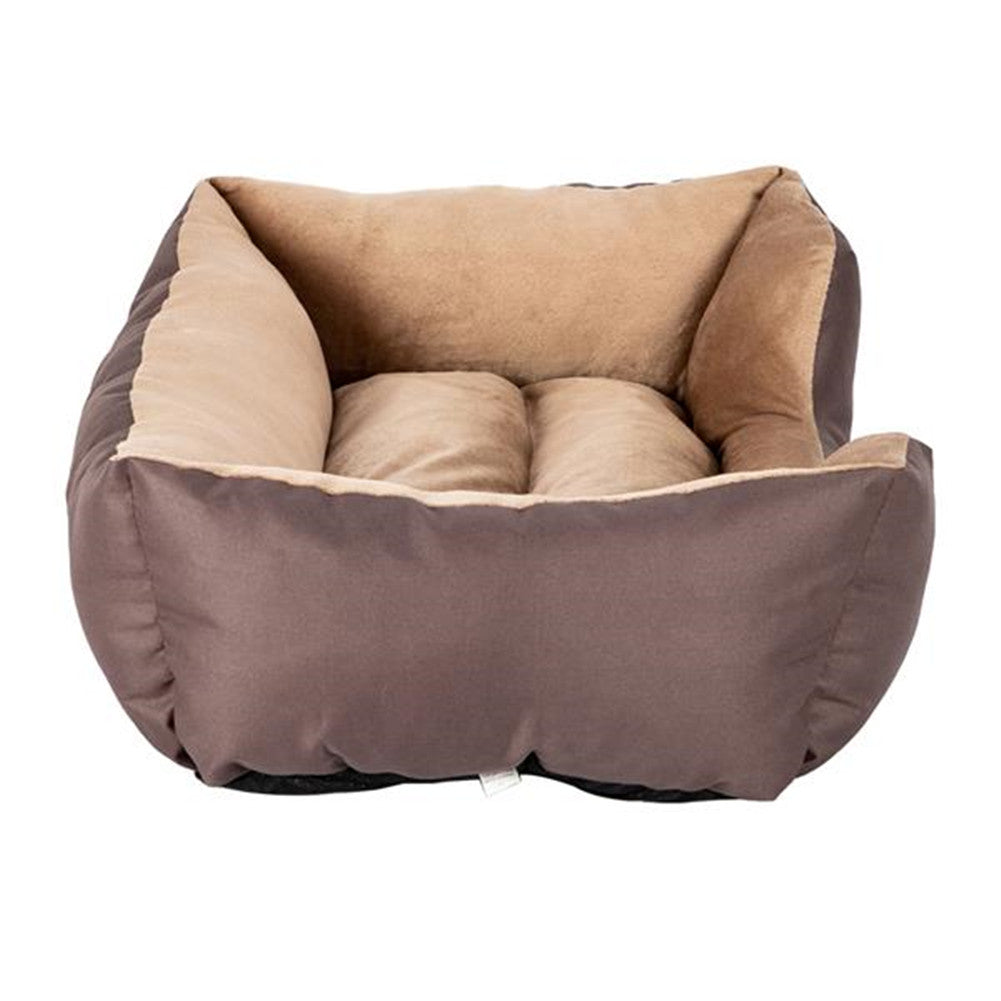 BEESCLOVER 28 inch Pet Mat Kennel For Pet Cat Dog Non-slip Bottom Brown