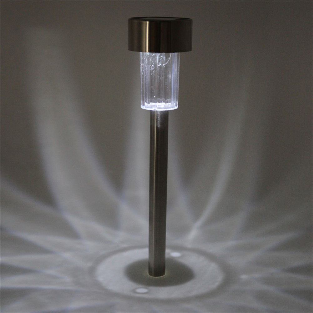 REDCOLOURFUL 10pcs/set Garden Lawn Light Small Tube Light Solar Light White