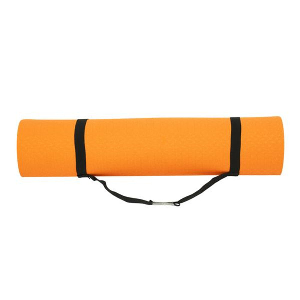 DSSTYLES TPE Yoga Mat 183*61*6cm Non-slip Gym Pad Orange