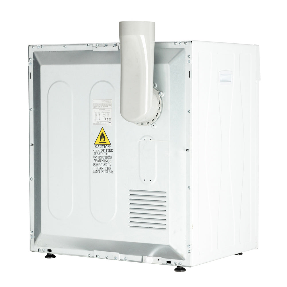 ZOKOP Household Dryer 6kg Led Display Silent Tumble Dryer White