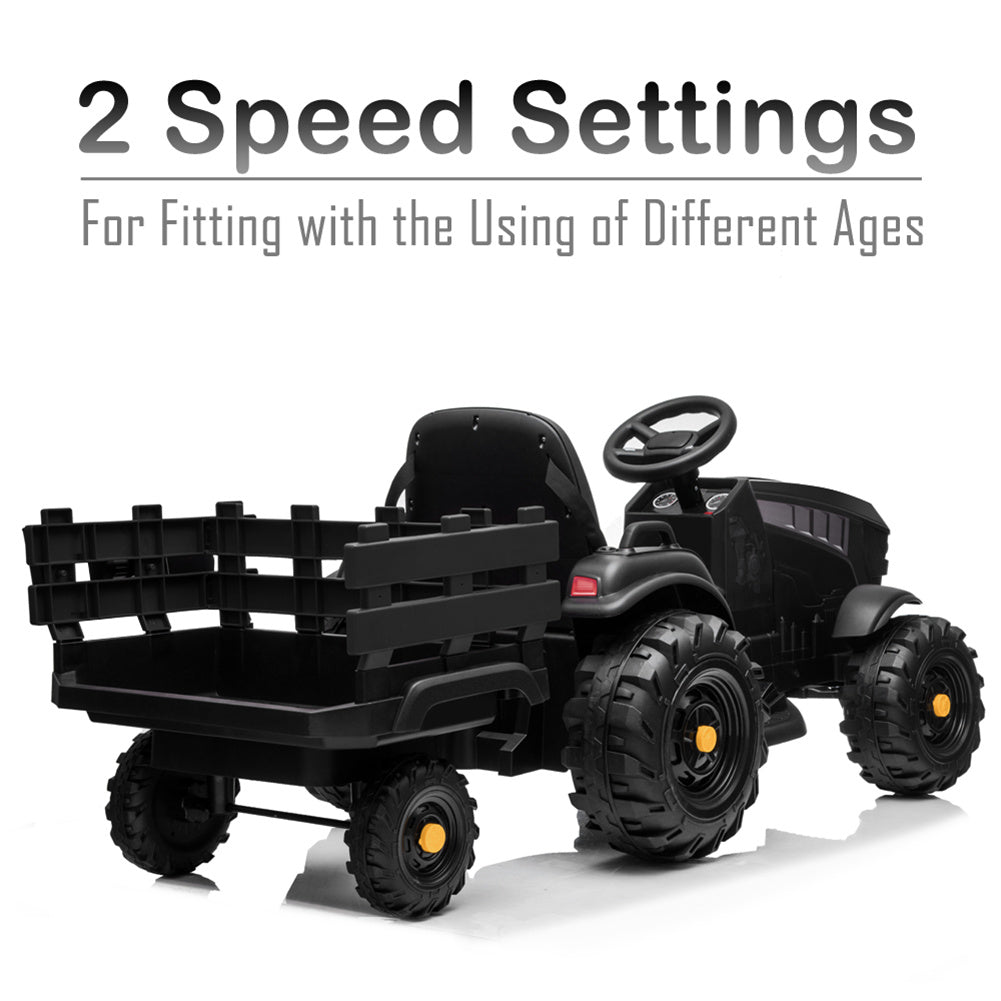 YIWA LEADZM Agricultural Vehicle Toys with Rear Bucket Black