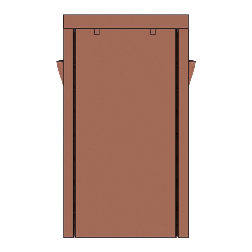 RONSHIN Shoe Rack 10 Layers Widened Black Shoe Cabinet 160*30*88 Brown