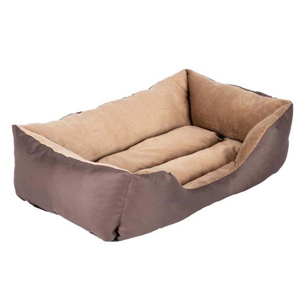 BEESCLOVER 28 inch Pet Mat Kennel For Pet Cat Dog Non-slip Bottom Brown