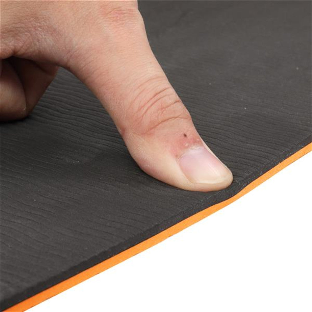 DSSTYLES TPE Yoga Mat 183*61*6cm Non-slip Gym Pad Orange