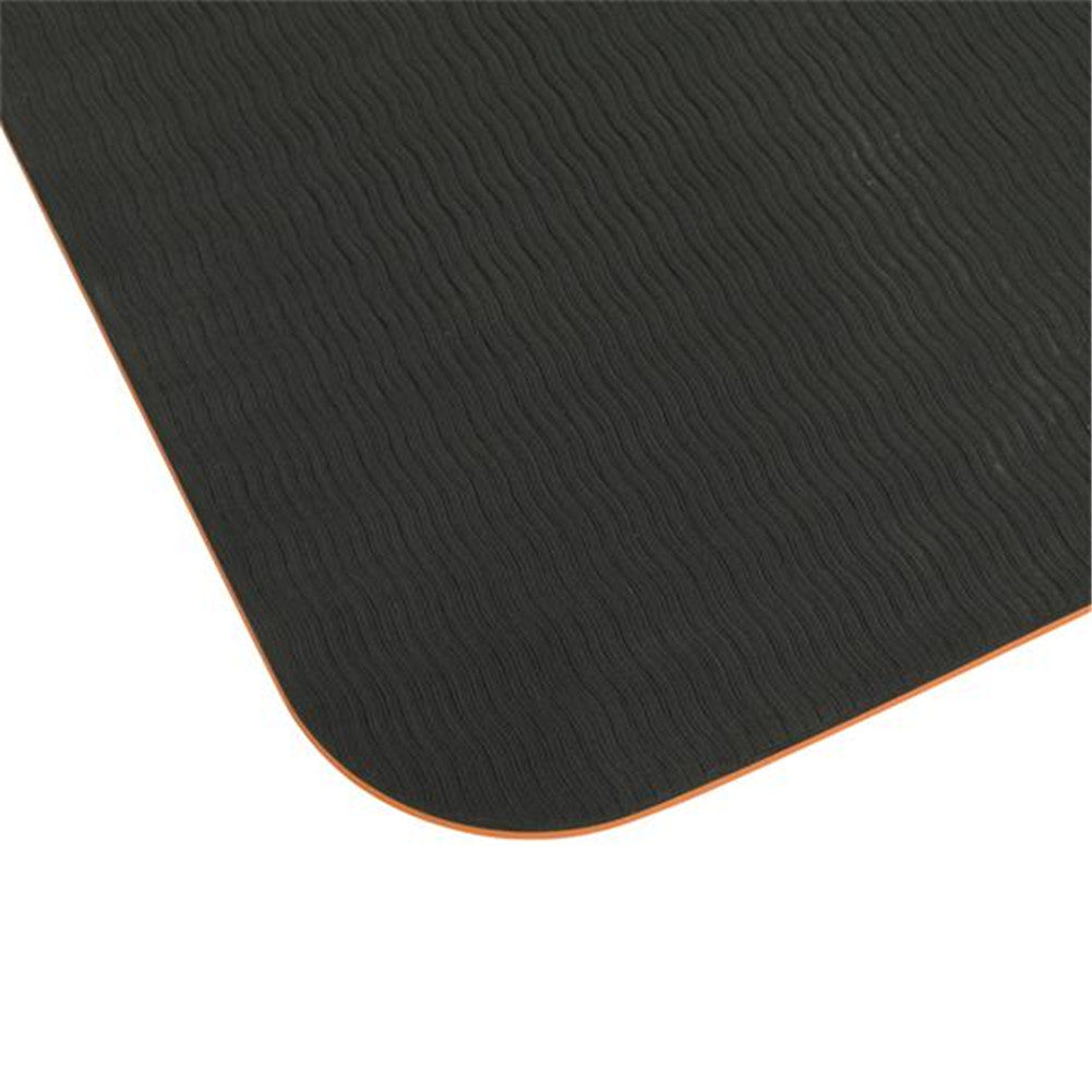 DSSTYLES TPE Yoga Mat 183*61*6cm Non-slip Gym Pad Orange