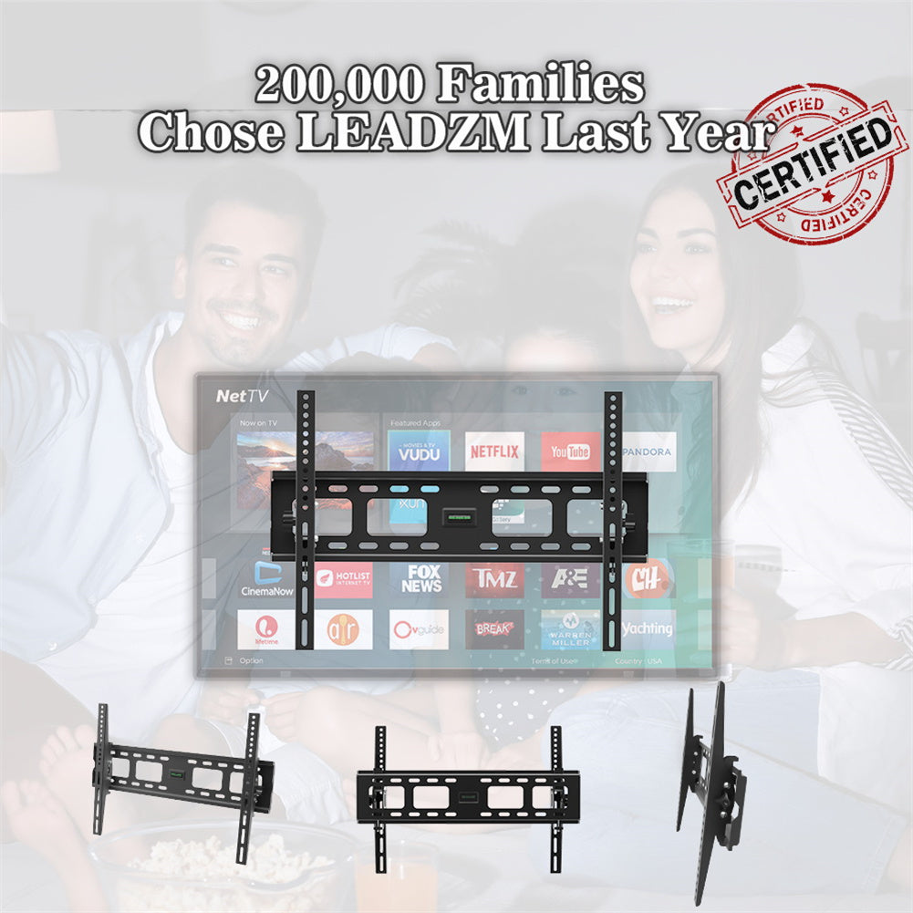 RONSHIN 32-70 inch TV Stand Lightweight Wall Mounted Maximum 50kg Black