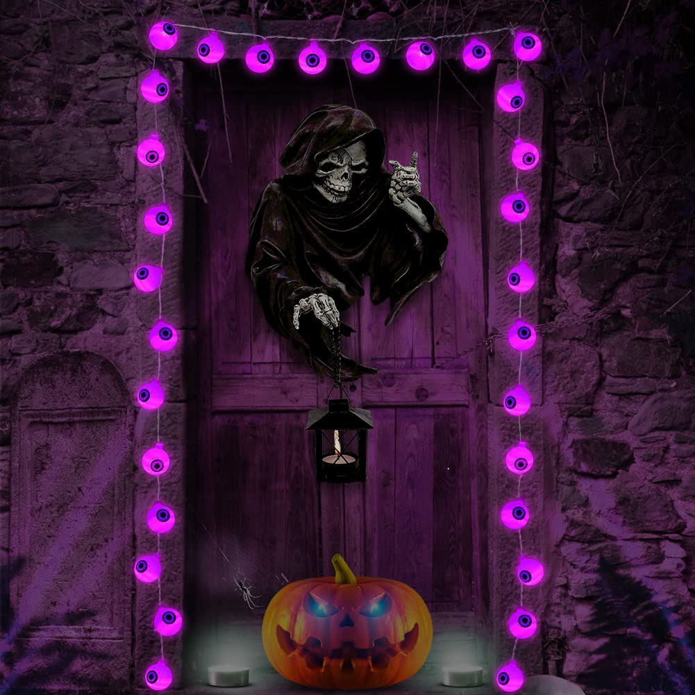 CYNDIE Halloween Eyeball String Lights with 30 LED