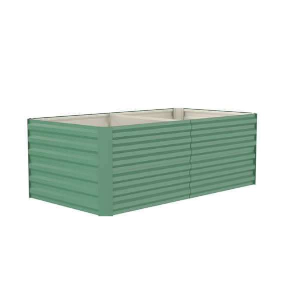 Riedhoff Steel Raised Garden Bed, Square Shape