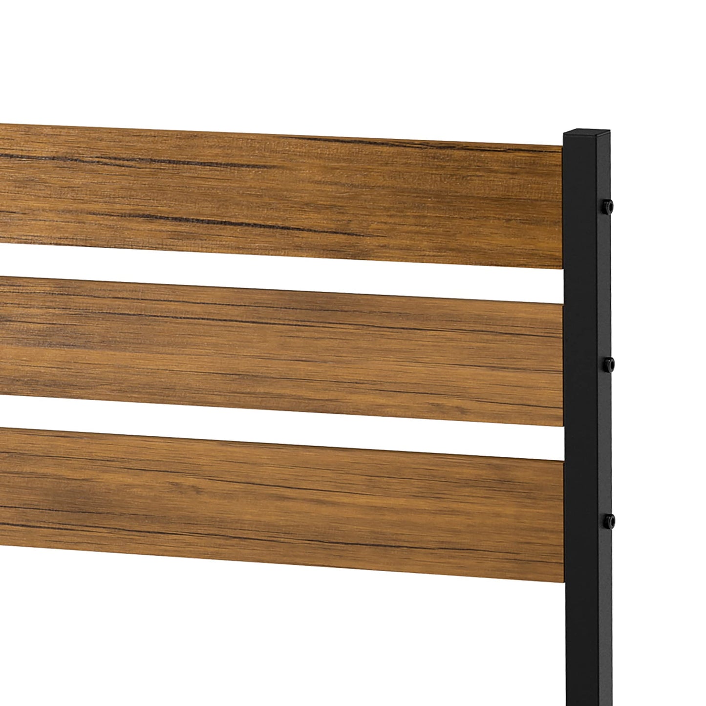 IDEALHOUSE Full Size Bed Frame with Wood Headboard