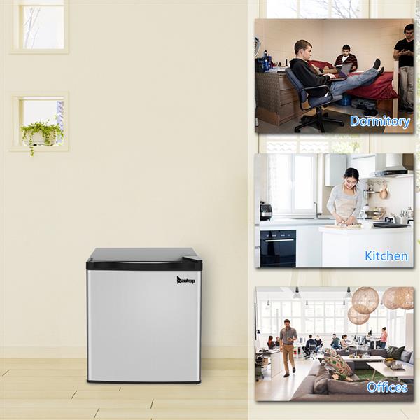 ZOKOP BD-40 31.1L Upright Freezer AC115V 60Hz Freezing Refrigerator Black