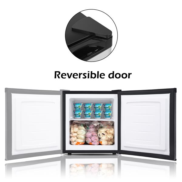 ZOKOP BD-40 31.1L Upright Freezer AC115V 60Hz Freezing Refrigerator Black