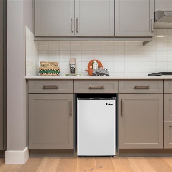 ZOKOP BD-88-E 88L Upright Freezer AC115V 60Hz Freezing Refrigerator Black