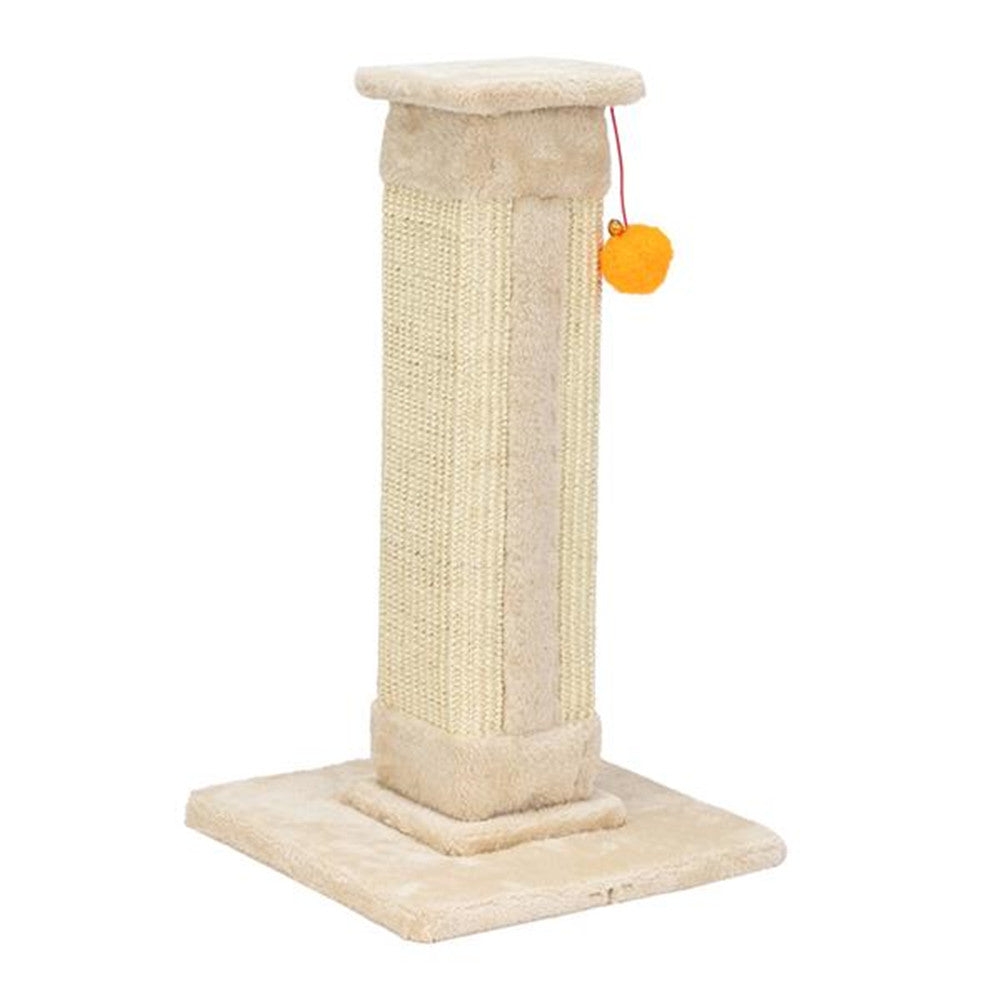 BEESCLOVER 21 inch  Cat Pet Climbing Frame with Ball Climbing Mount Beige