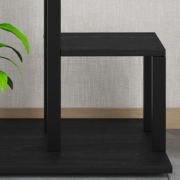 Garvee 5-Tier Wood Plant Stand, 23.6" x 15.7" x 56", Semicircle, 2 Count