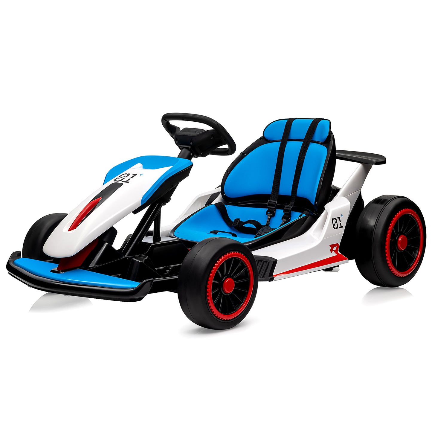 Garvee Kids Electric Drift Go-Kart, 24V 7AH Battery, 2*150W Motors, Outdoor Ride On Toy