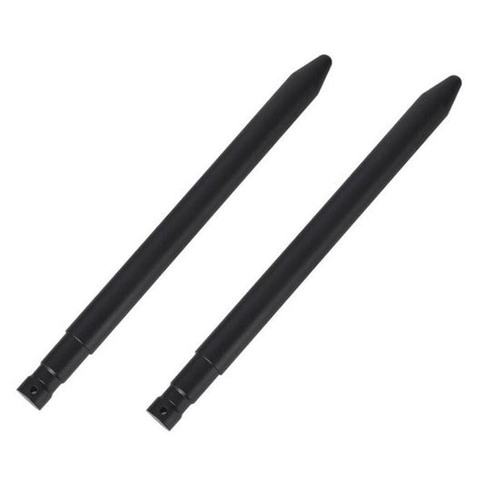 GAOMON 17 inch  Stabilizer Hay Bale Spear Attachment, Pair Quick Attach Bale Spike Without Sleeves, Black Powder Coated Hay Bale Forks Handing Equipment Fit for for Skid Steer Mount Plate Tractors Loaders