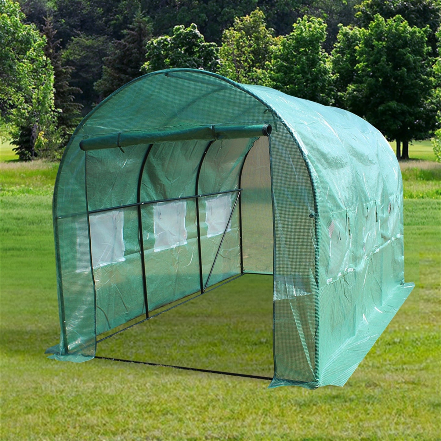 THBOXES 12¡äx7¡äx7¡ä Indoor Outdoor Greenhouse for Garden Patio Backyard Balcony Green
