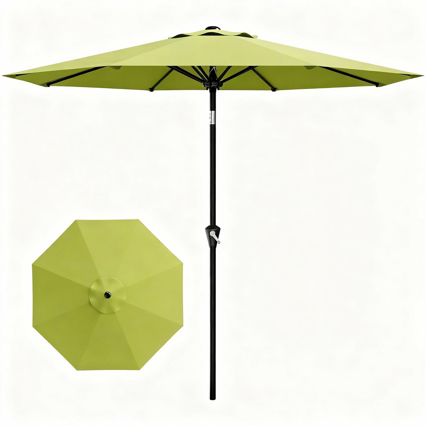 Garvee 10 feet Outdoor Patio Umbrella, with Push Button Tilt & 8 Sturdy Ribs