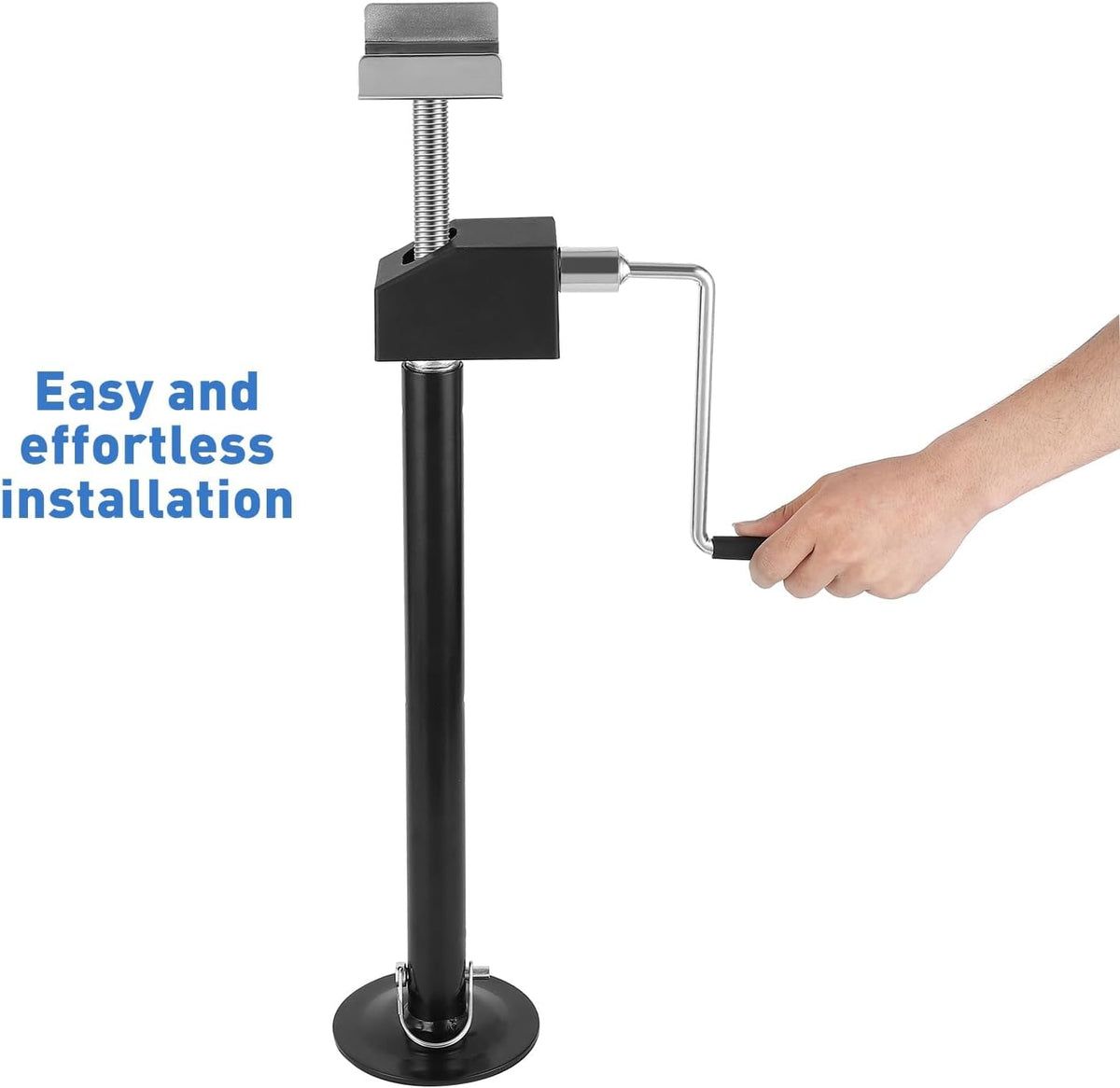 Riedhoff Steel RV Stabilizers, 20000 lbs, 21" to 34.25" Adjustable Height, 5.31" x 4.92" x 34.25", 4 Pack