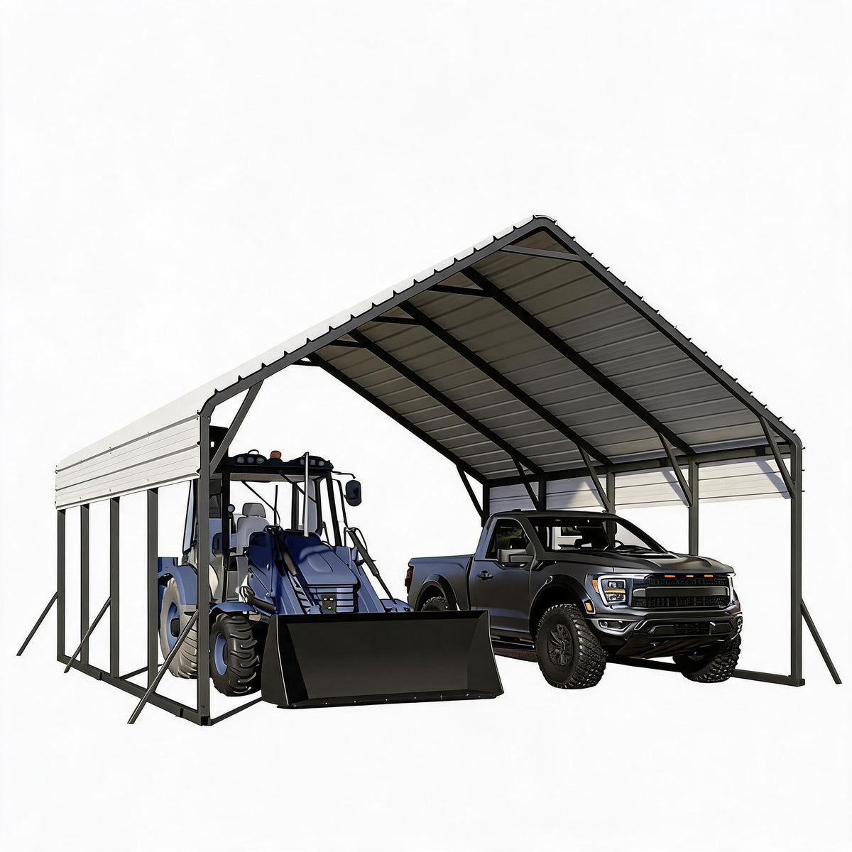 Garvee Metal Carport, Heavy-Duty