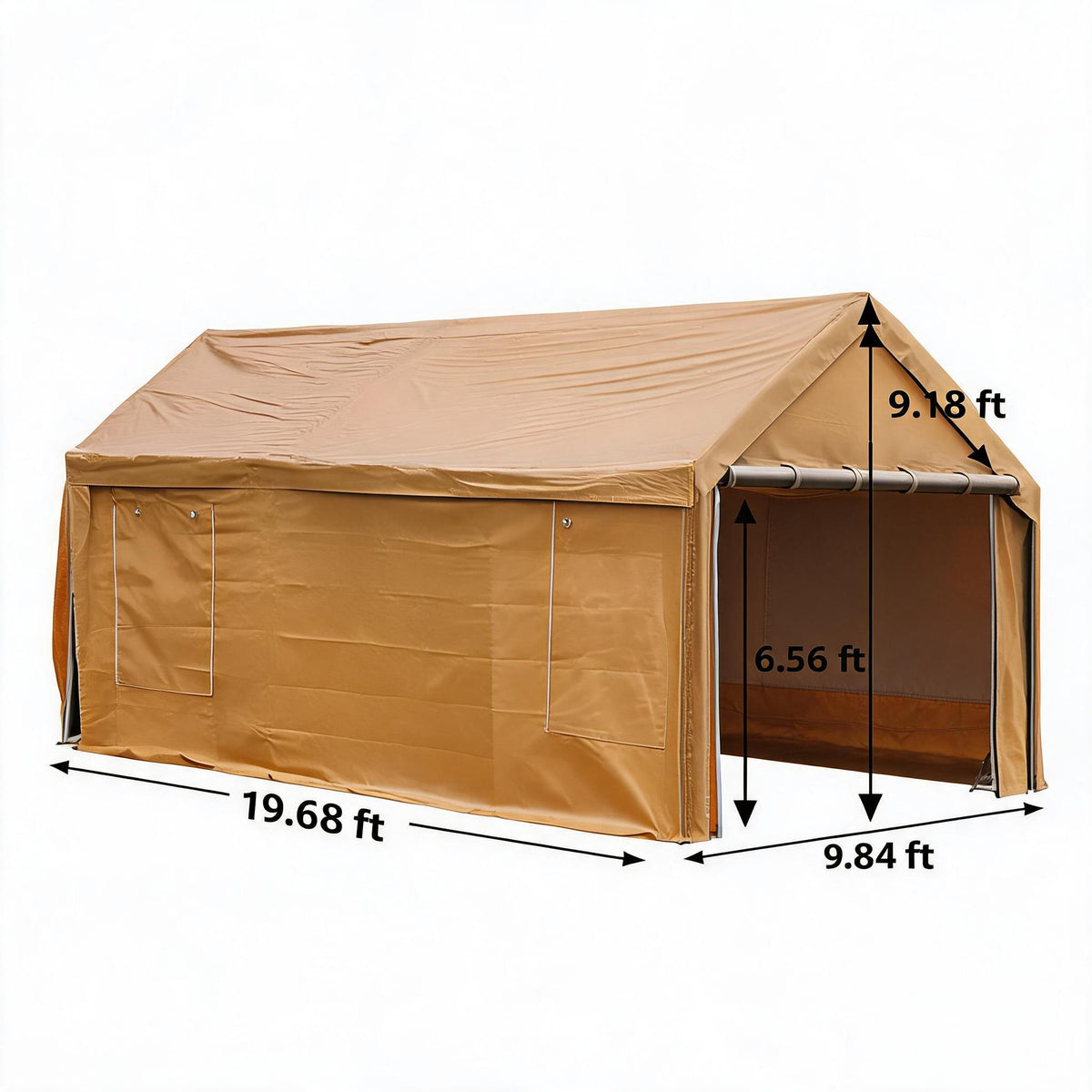 Riedhoff Carport with PE Canopy