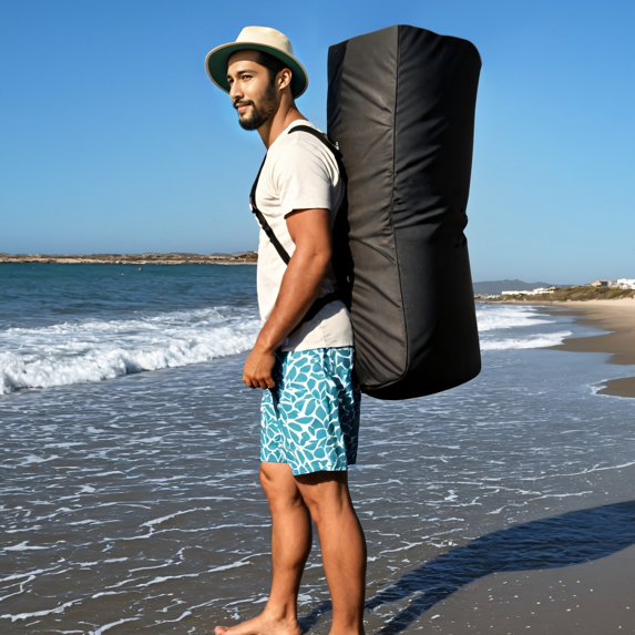 Garvee Inflatable Stand-up Paddle Board, Manual Pump, Camera Mount