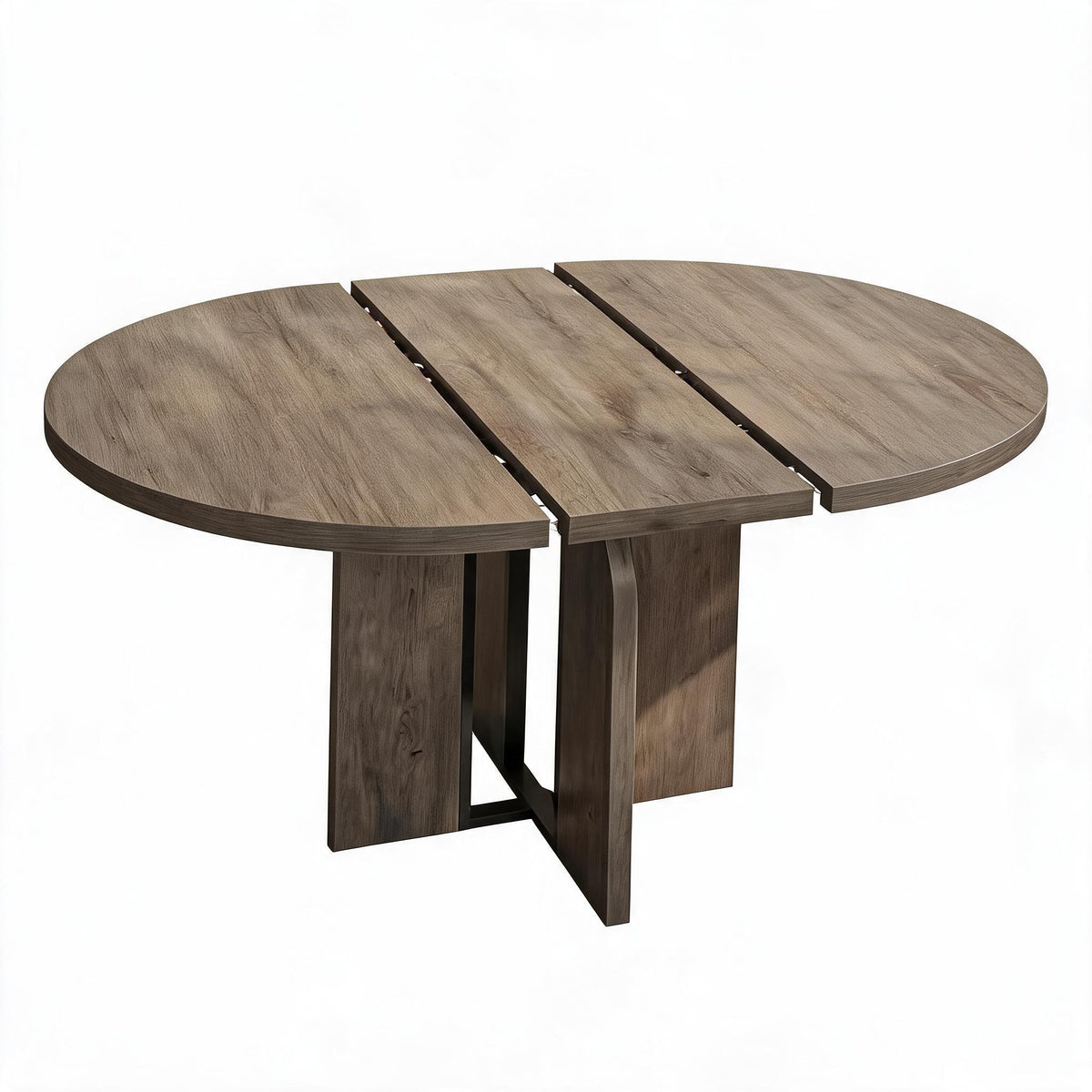 Riedhoff 47" to 63" Farmhouse Extendable Dining Table for 4-8