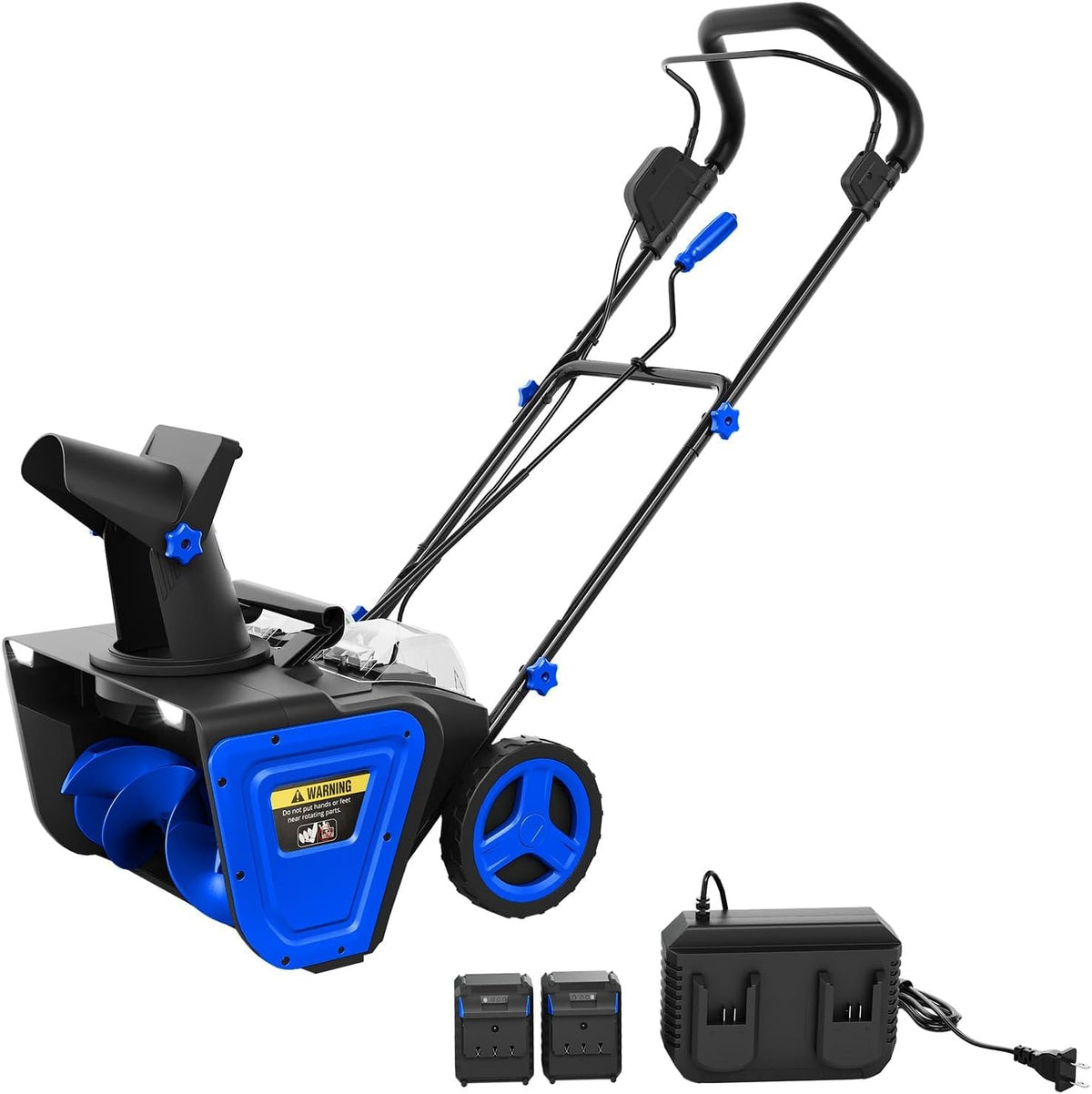 Riedhoff Electric Snow Blower, 20" Clearing Path, 40V 4 Ah Battery, 25 ft Throwing Distance