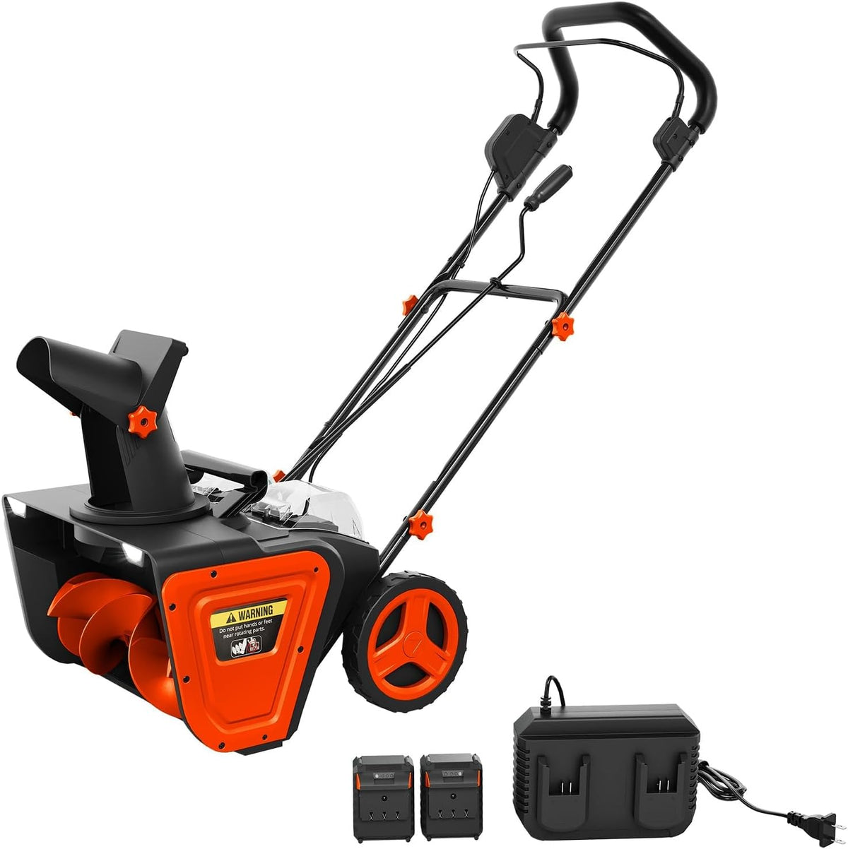 Riedhoff Electric Snow Blower, 20" Clearing Path, 40V 4 Ah Battery, 25 ft Throwing Distance
