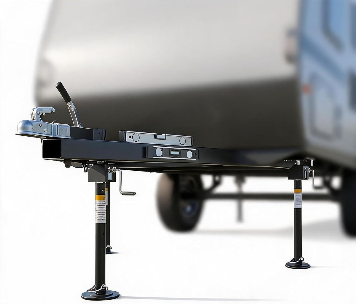 Riedhoff 20" to 49" Steel RV Stabilizers, Adjustable Height, Flat Top Support Block, 5.9" x 5.9" x 49"