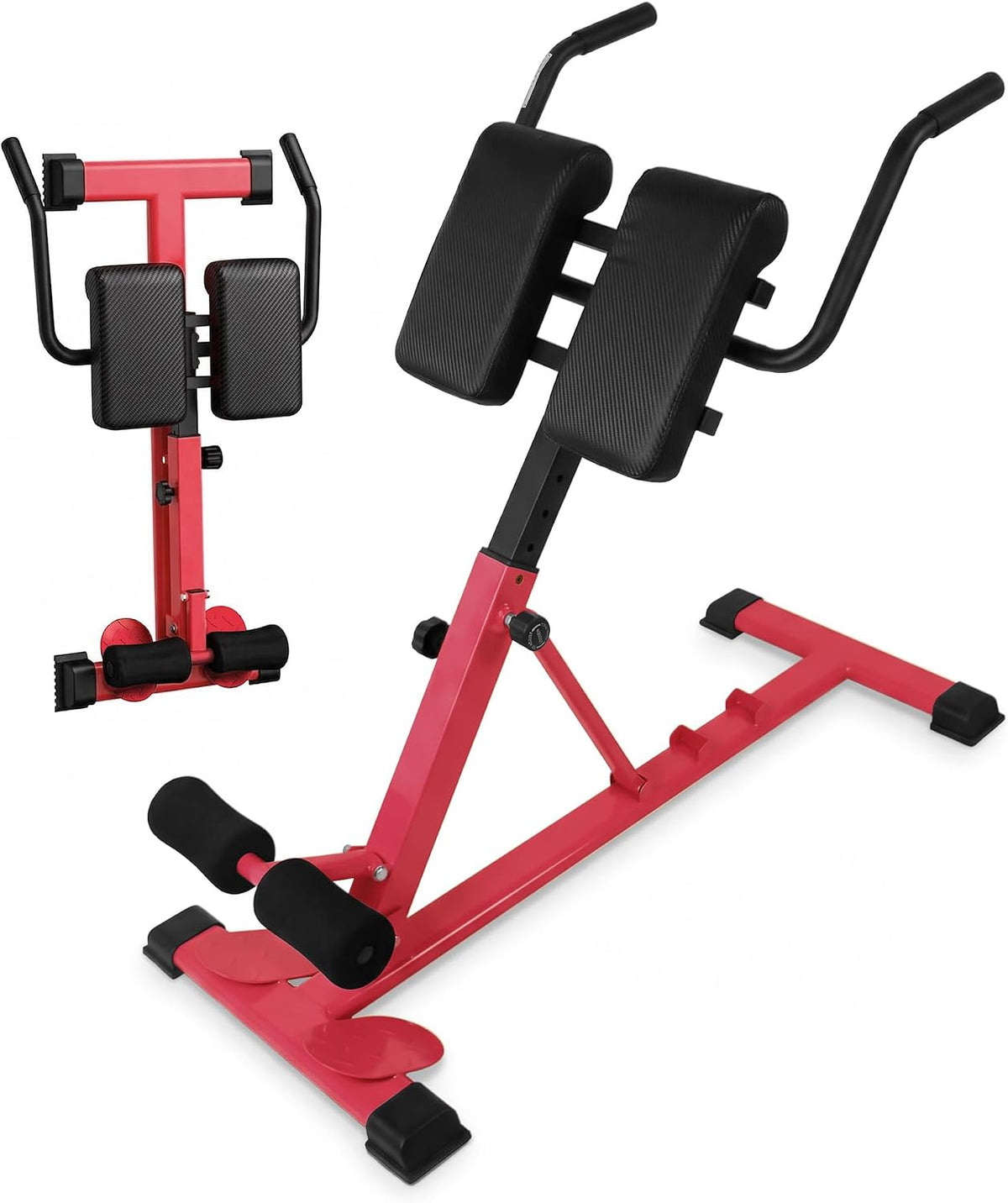 Riedhoff Roman Chair, Adjustable Hyperextension Bench, 25" to 37" Adjustable Height, 330 lbs