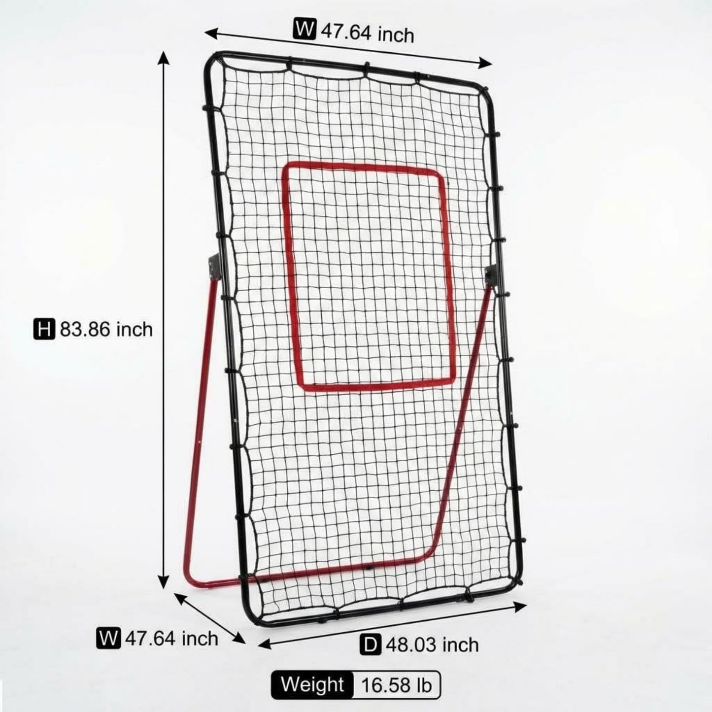 Riedhoff Volleyball Rebounder Net 7 x 4 ft, Large Training Bounce Back Net
