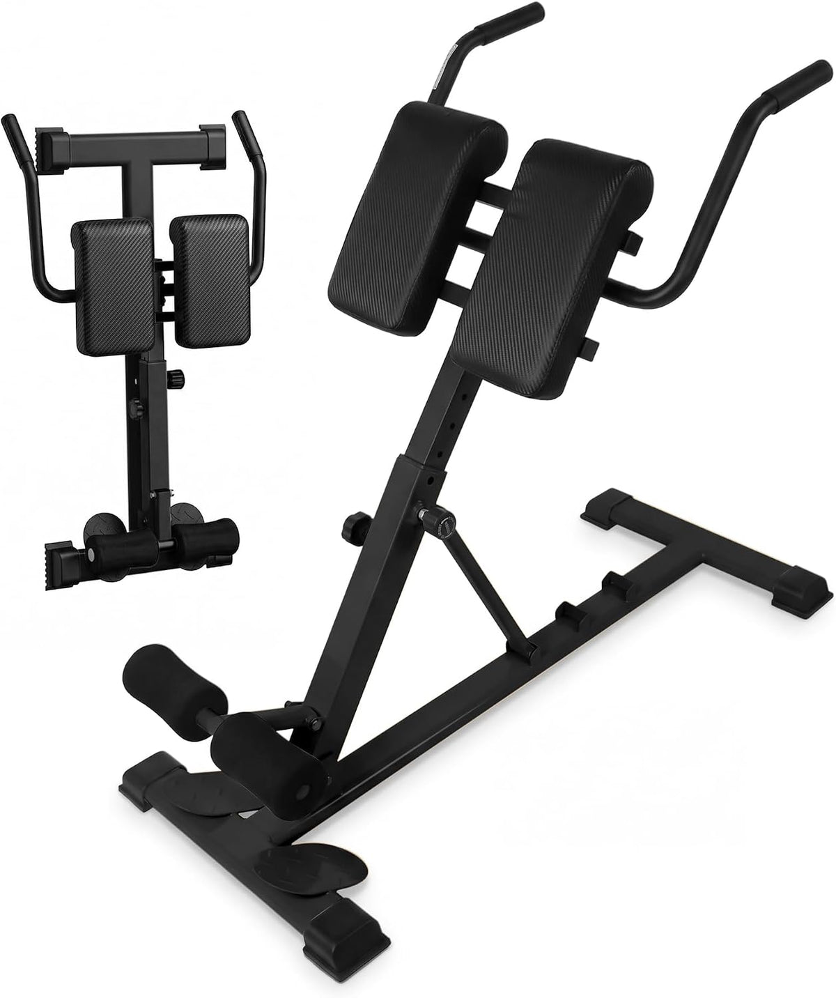 Riedhoff Roman Chair, Adjustable Hyperextension Bench, 25" to 37" Adjustable Height, 330 lbs