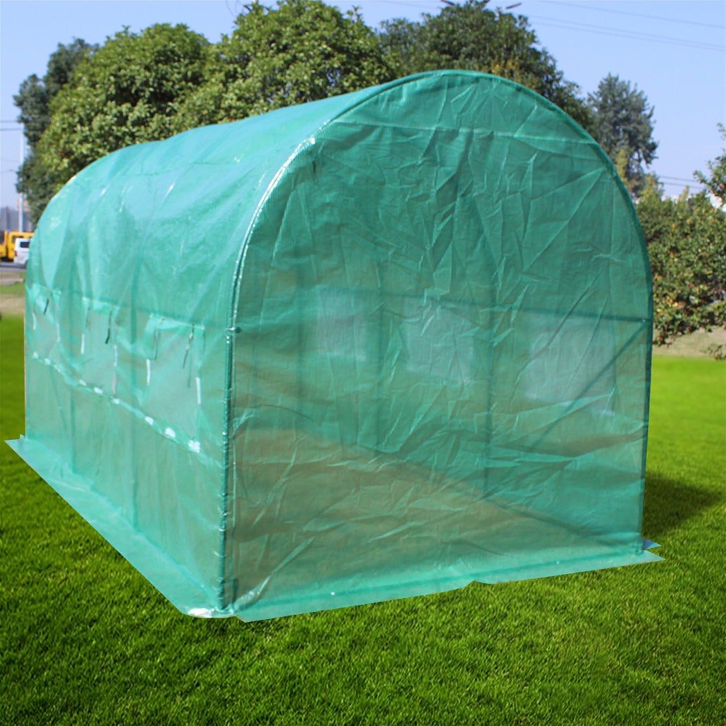 THBOXES 12¡äx7¡äx7¡ä Indoor Outdoor Greenhouse for Garden Patio Backyard Balcony Green