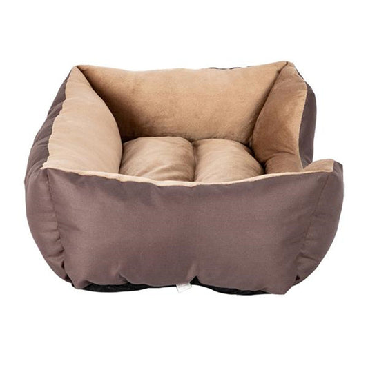 BEESCLOVER 28 inch  Pet Mat Kennel For Pet Cat Dog Non-slip Bottom Brown
