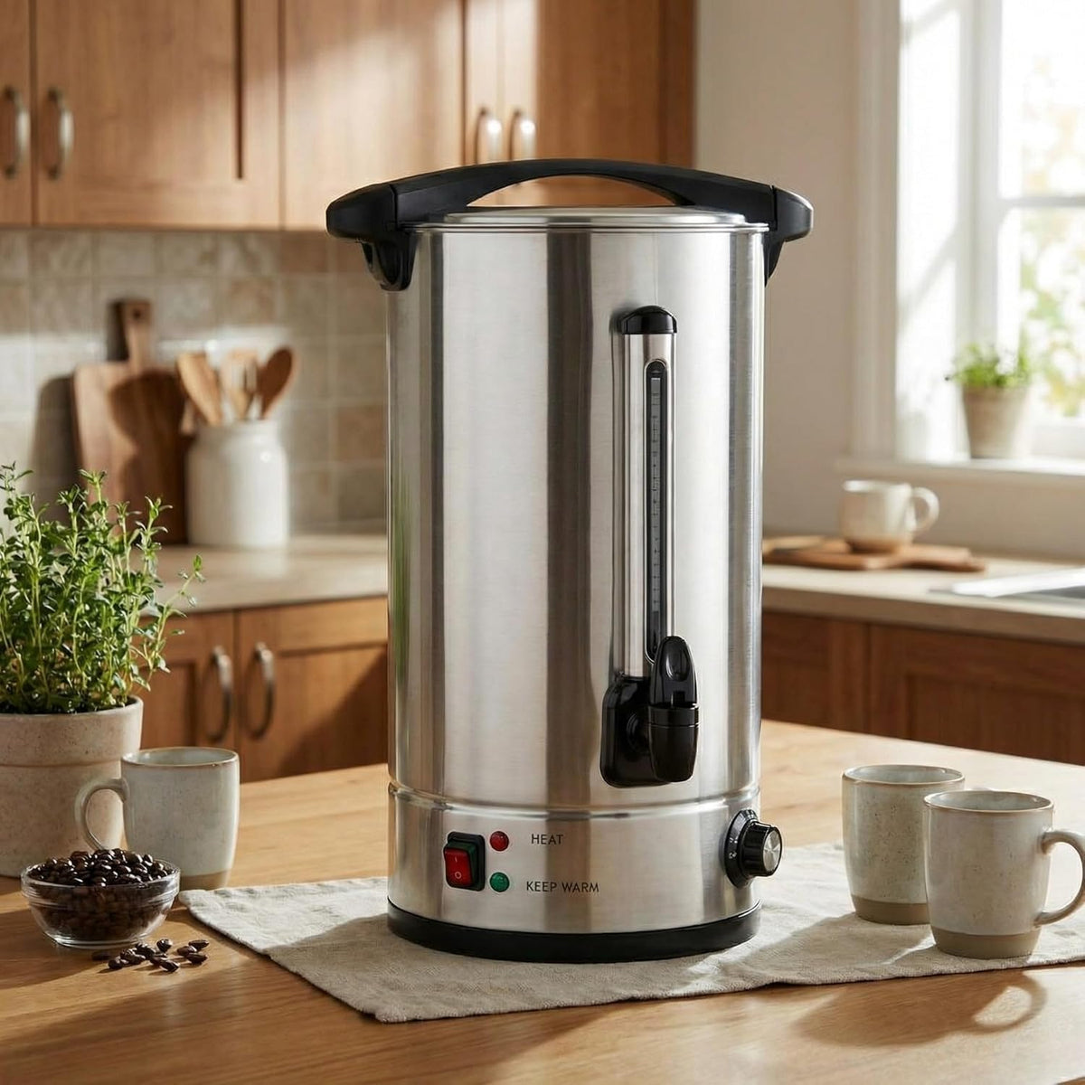 Riedhoff Commercial Coffee Urn, Hot Water Dispenser