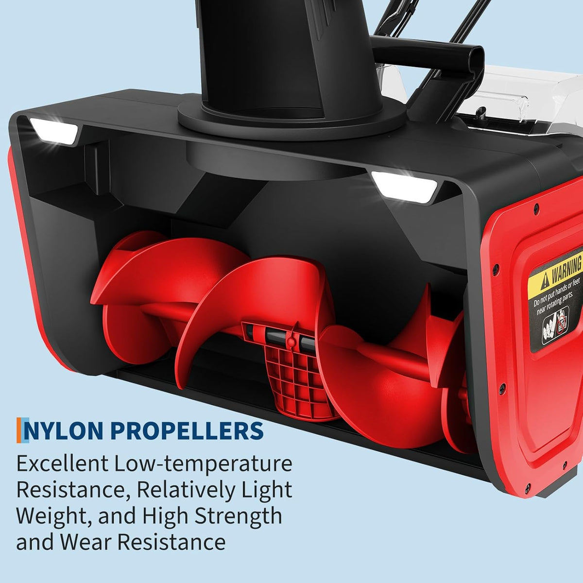 Riedhoff Electric Snow Blower, 20" Clearing Path, 40V 4 Ah Battery, 25 ft Throwing Distance