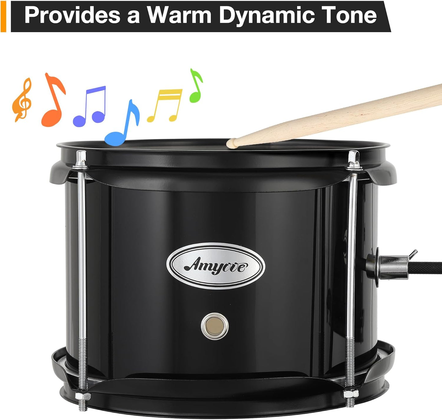 Garvee 3 Piece Beginner Drum Set for Kids Juniors, with Drum Sticks & Drum Throne Seat