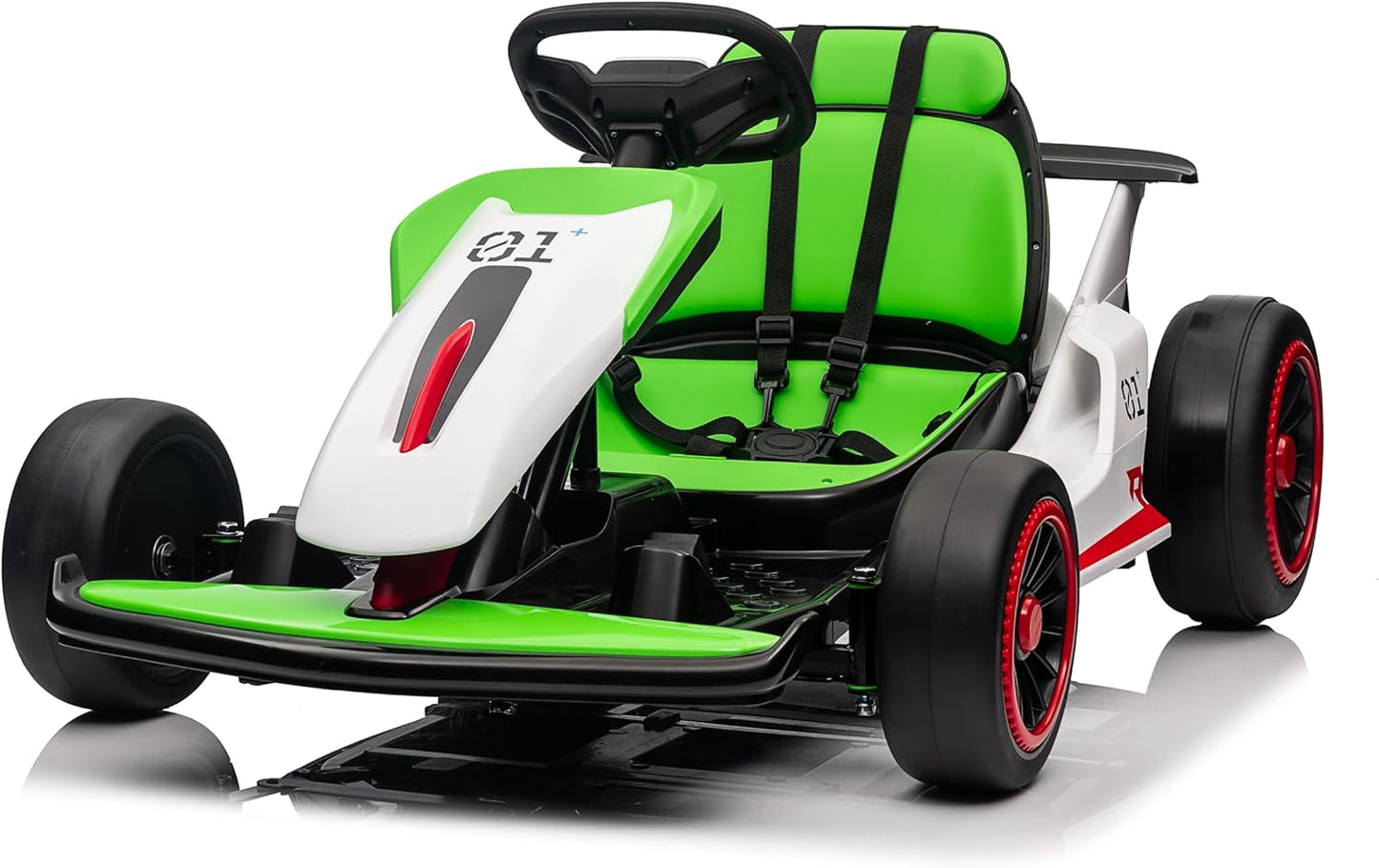 Garvee Kids Electric Drift Go-Kart, 24V 7AH Battery, 2*150W Motors, Outdoor Ride On Toy