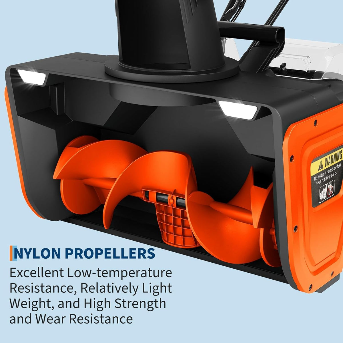 Riedhoff Electric Snow Blower, 20" Clearing Path, 40V 4 Ah Battery, 25 ft Throwing Distance