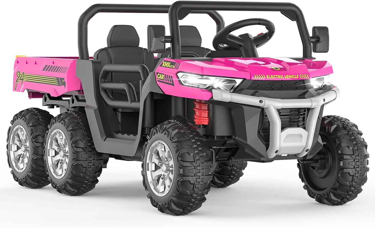 Garvee 24V Ride On Dump Truck for Kids, 4 x 75W Motors